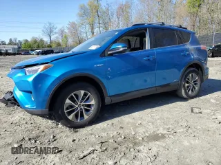 2016 Toyota RAV4 Hybrid XLE with VIN JTMRJREV4GD003211, listed as a Copart auction lot 52111305 with 79,404 mi miles and Salvage Title. Bid and sale history available at carsss.com. Image 1.