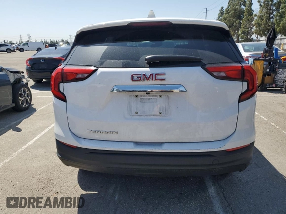2020 GMC Terrain SLE z VIN 3GKALMEV1LL281504, wystawiony jako Copart lot #50687545 z przebiegiem 58 020 mil mil oraz Szkoda całkowita • Salvage title. Historia ofert i sprzedaży dostępna na DreamBid. Obrazek 6.