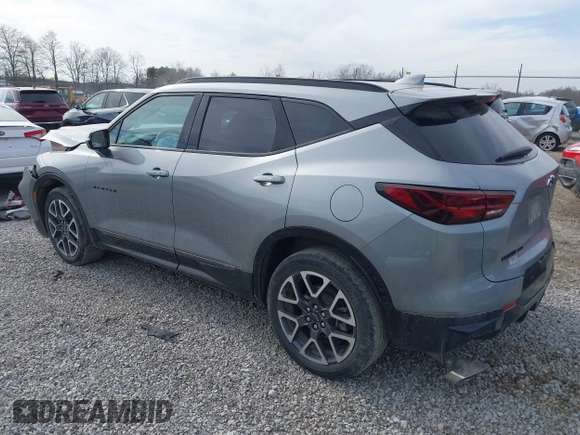 2023 Chevrolet Blazer RS with VIN 3GNKBKRS1PS185611, listed as a IAAI auction lot 41779239 with 33,209 mi miles and . Bid and sale history available at DreamBid. Image 3.