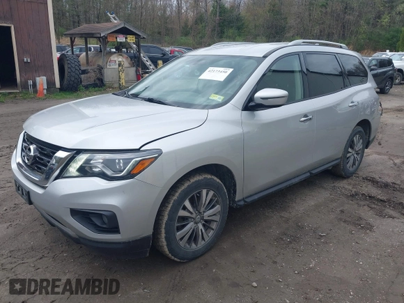 2019 Nissan Pathfinder S with VIN 5N1DR2MMXKC639984, listed as a IAAI auction lot 42173450 with 110,777 mi miles and . Bid and sale history available at DreamBid. Image 18.