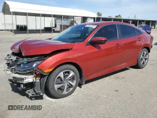 2020 Honda Civic LX with VIN 19XFC2F63LE212203, listed as a Copart auction lot 56432005 with 55,786 mi miles and Salvage title. Bid and sale history available at DreamBid. Image 1.