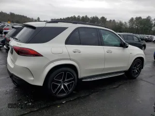 2021 Mercedes-Benz GLE 53 AMG with VIN 4JGFB6BEXMA270011, listed as a Copart auction lot 47779205 with 27,292 mi miles and Salvage title. Bid and sale history available at DreamBid. Image 3.