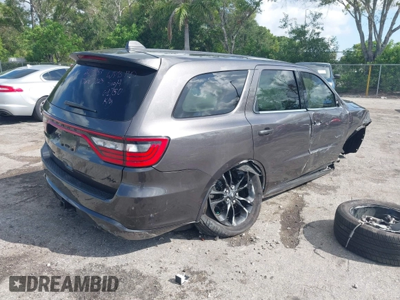2021 Dodge Durango R/T with VIN 1C4SDHCT3MC845656, listed as a IAAI auction lot 42470019 with 44,928 mi miles and . Bid and sale history available at DreamBid. Image 4.