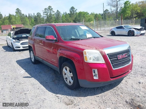 2014 GMC Terrain SLE with VIN 2GKALMEK8E6324538, listed as a IAAI auction lot 42049146 with 136,788 mi miles. Bid and sale history available at carsss.com. Image 1.