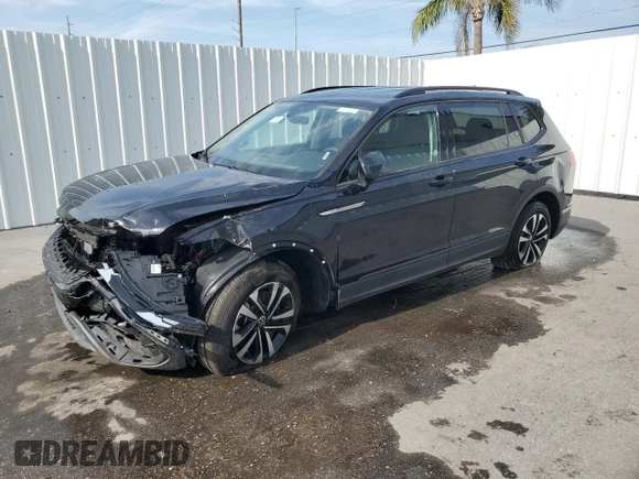 2024 Volkswagen Tiguan S с VIN 3VVRB7AXXRM218061, выставлен на аукционе Copart как лот 54159735 с пробегом 3 676 миль миль и На запчасти • Non repairable. История ставок и продаж доступна на DreamBid. Изображение 1.