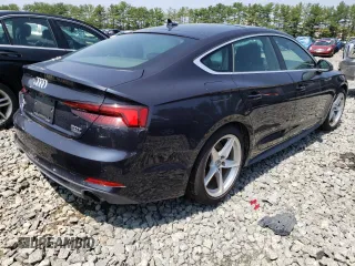 2018 Audi A5 Sportback Premium Plus with VIN WAUENCF54JA100459, listed as a Copart auction lot 53349513 with 48,719 mi miles. Bid and sale history available at carsss.com. Image 3.
