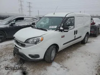 2022 Ram ProMaster City Cargo Tradesman with VIN ZFBHRFAB0N6X33216, listed as a Copart auction lot 89373425 with 72,737 mi miles and Salvage title. Bid and sale history available at DreamBid. Image 1.
