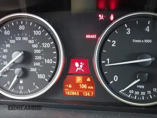 2010 BMW 5 Series 528i with VIN WBANU5C5XAC124594, listed as a IAAI auction lot 41848155 with 182,845 mi miles and . Bid and sale history available at carsss.com. Image 7.