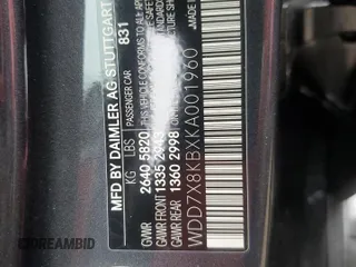 2019 Mercedes-Benz AMG GT 63 S z VIN WDD7X8KBXKA001960, wystawiony jako Copart lot #74843934 z przebiegiem Nie podano mil oraz Nie do naprawy • Non repairable. Historia ofert i sprzedaży dostępna na DreamBid. Obrazek 13.