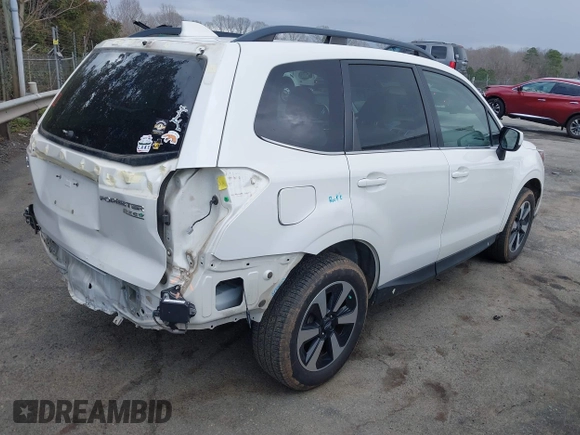 2017 Subaru Forester Limited with VIN JF2SJAJC9HH595109, listed as a IAAI auction lot 41790356 with 129,966 mi miles. Bid and sale history available at carsss.com. Image 4.