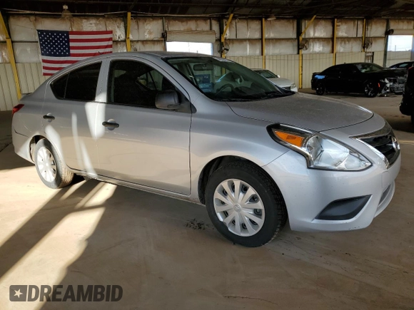 2015 Nissan Versa S Plus with VIN 3N1CN7AP0FL933852, listed as a Copart auction lot 48926775 with 96,556 mi miles and Salvage Title. Bid and sale history available at carsss.com. Image 4.