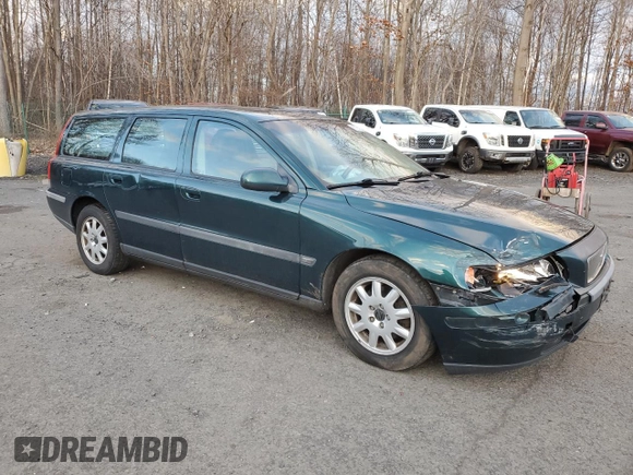 2002 Volvo V70 with VIN YV1SW61R621262281, listed as a Copart auction lot 87211344 with 279,549 mi miles and Non Repairable. Bid and sale history available at carsss.com. Image 4.