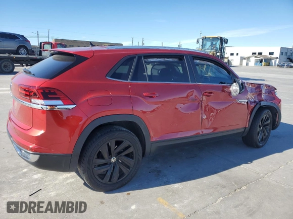 2023 Volkswagen Atlas SE with VIN 1V2WE2CAXPC222175, listed as a Copart auction lot 41431095 with 29,072 mi miles and Salvage title. Bid and sale history available at DreamBid. Image 3.