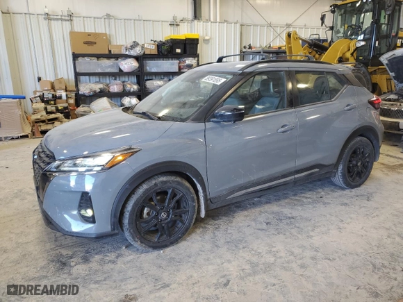 2021 Nissan Kicks SR with VIN 3N1CP5DV5ML521772, listed as a Copart auction lot 89391895 with 66,869 mi miles and Salvage Title. Bid and sale history available at carsss.com. Image 1.