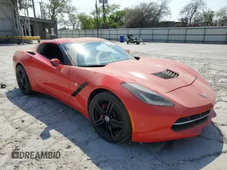 2016 Chevrolet Corvette 1LT with VIN 1G1YB2D74G5123435, listed as a Copart auction lot 50104895 with 71,220 mi miles and Salvage Title. Bid and sale history available at carsss.com. Image 4.