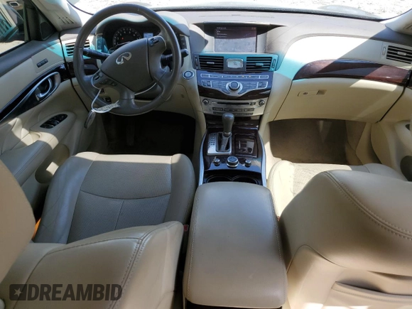 2015 Infiniti Q70 with VIN JN1BY1PR1FM831393, listed as a Copart auction lot 53310175 with 94,320 mi miles and Salvage title. Bid and sale history available at DreamBid. Image 8.
