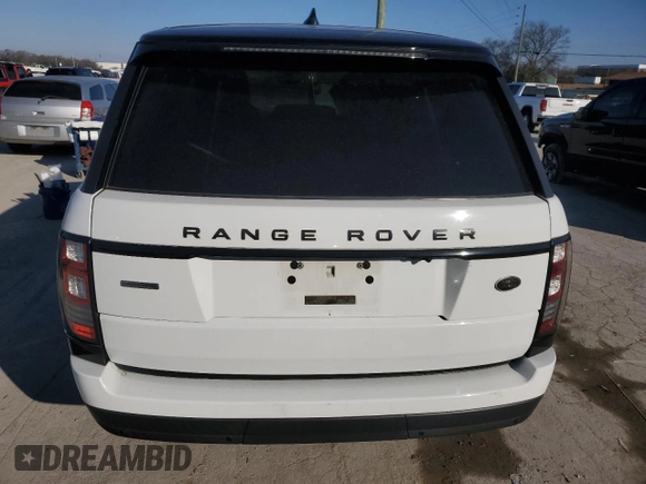 2017 Land Rover Range Rover with VIN SALGS5FE8HA337216, listed as a Copart auction lot 85522694 with 145,269 mi miles and Salvage title. Bid and sale history available at DreamBid. Image 6.