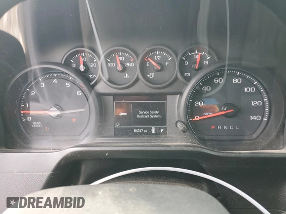 2020 Chevrolet Silverado 1500 Work Truck with VIN 3GCNWAEH8LG106494, listed as a Copart auction lot 45285445 with 94,317 mi miles and Salvage Title. Bid and sale history available at DreamBid. Image 9.