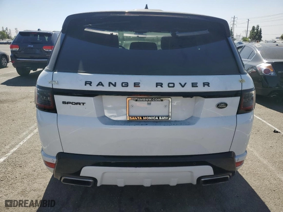2018 Land Rover Range Rover Sport Autobiography with VIN SALWV2RE2JA807629, listed as a Copart auction lot 76975484 with 0 mi miles and Salvage Title. Bid and sale history available at carsss.com. Image 6.
