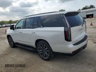 2022 Cadillac Escalade Sport Platinum z VIN 1GYS4GKL4NR161607, wystawiony jako Copart lot #69609264 z przebiegiem 47 242 mil mil oraz Szkody całkowita. Historia ofert i sprzedaży dostępna na DreamBid. Obrazek 2.