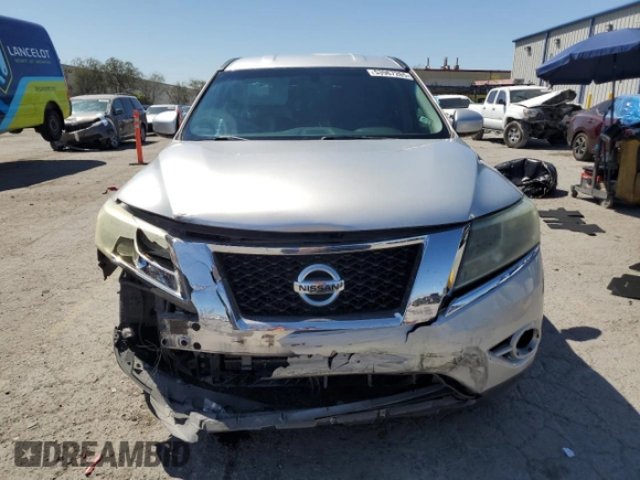 2015 Nissan Pathfinder SV with VIN 5N1AR2MN1FC608382, listed as a Copart auction lot 53967265 with 106,752 mi miles and Salvage title. Bid and sale history available at DreamBid. Image 5.
