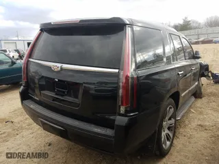 2015 Cadillac Escalade Luxury with VIN 1GYS4MKJ4FR665766, listed as a Copart auction lot 59316120 with 124,439 mi miles and Salvage Title. Bid and sale history available at carsss.com. Image 4.