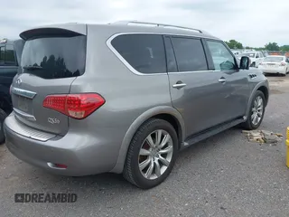 2012 Infiniti QX56 7-passenger z VIN JN8AZ2NEXC9020903, wystawiony jako IAAI lot #42295424 z przebiegiem 181 714 mil mil oraz . Historia ofert i sprzedaży dostępna na DreamBid. Obrazek 4.