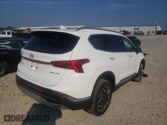 2023 Hyundai Santa Fe Hybrid Limited with VIN 5NMS5DA13PH010038, listed as a Copart auction lot 66276684 with 16,263 mi miles and Salvage Title. Bid and sale history available at carsss.com. Image 3.
