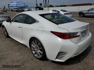2015 Lexus RC 350 with VIN JTHHE5BC8F5000430, listed as a Copart auction lot 73548564 with 209,510 mi miles and Salvage Title. Bid and sale history available at carsss.com. Image 2.