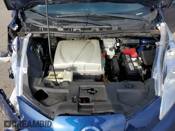2016 Nissan LEAF S with VIN 1N4AZ0CP2GC306442, listed as a Copart auction lot 58014843 with 25,340 mi miles. Bid and sale history available at carsss.com. Image 12.