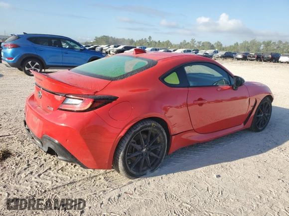 2022 Toyota GR86 Premium with VIN JF1ZNBF18N8758493, listed as a Copart auction lot 71735744 with 0 mi miles and Salvage Title. Bid and sale history available at carsss.com. Image 3.