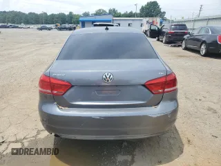 2014 Volkswagen Passat Wolfsburg Edition with VIN 1VWAT7A33EC066817, listed as a Copart auction lot 60502745 with 183,263 mi miles and Salvage title. Bid and sale history available at DreamBid. Image 6.