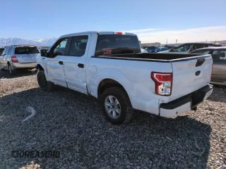 2018 Ford F-150 XL with VIN 1FTEW1CP8JKD57127, listed as a Copart auction lot 46655415 with 107,406 mi miles and Salvage Title. Bid and sale history available at carsss.com. Image 2.