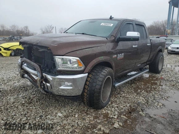 2015 Ram 2500 Laramie with VIN 3C6UR5FJ0FG646431, listed as a Copart auction lot 47999325 with 103,132 mi miles and Salvage Title. Bid and sale history available at carsss.com. Image 1.