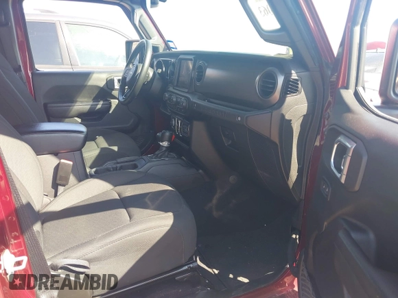 2022 Jeep Wrangler Unlimited High Tide with VIN 1C4HJXDG1NW119356, listed as a IAAI auction lot 41525063 with 18,025 mi miles and . Bid and sale history available at DreamBid. Image 5.