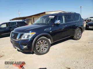 2018 Nissan Armada SV with VIN JN8AY2ND0J9059961, listed as a Copart auction lot 46755125 with 126,792 mi miles and Salvage Title. Bid and sale history available at carsss.com. Image 1.
