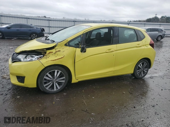 2016 Honda Fit EX-L with VIN 3HGGK5H80GM705311, listed as a Copart auction lot 45185035 with 26,457 mi miles and Salvage title. Bid and sale history available at DreamBid. Image 1.