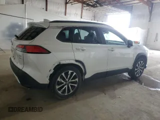 2023 Toyota Corolla Cross XLE with VIN 7MUDAABG7PV068968, listed as a Copart auction lot 51922695 with 43,911 mi miles and Salvage title. Bid and sale history available at DreamBid. Image 3.