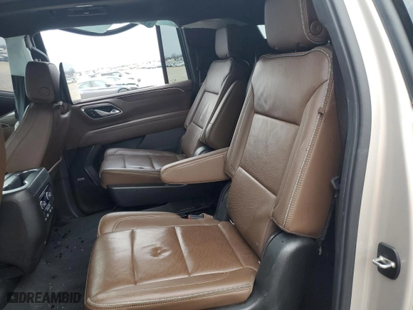 2021 Chevrolet Suburban High Country with VIN 1GNSKGKL9MR209684, listed as a Copart auction lot 87392294 with 95,513 mi miles and Salvage Title. Bid and sale history available at carsss.com. Image 11.