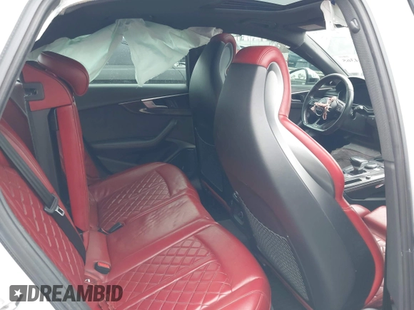 2018 Audi S4 Premium Plus with VIN WAUB4AF4XJA044884, listed as a IAAI auction lot 42164365 with 1 mi miles. Bid and sale history available at carsss.com. Image 8.