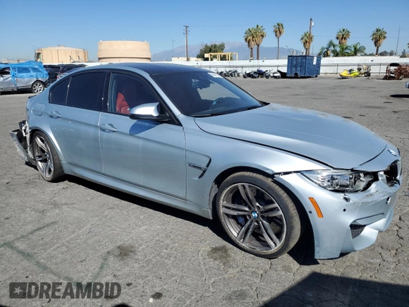 2017 BMW M3 with VIN WBS8M9C32H5G85467, listed as a Copart auction lot 66148333 with 45,255 mi miles. Bid and sale history available at carsss.com. Image 4.