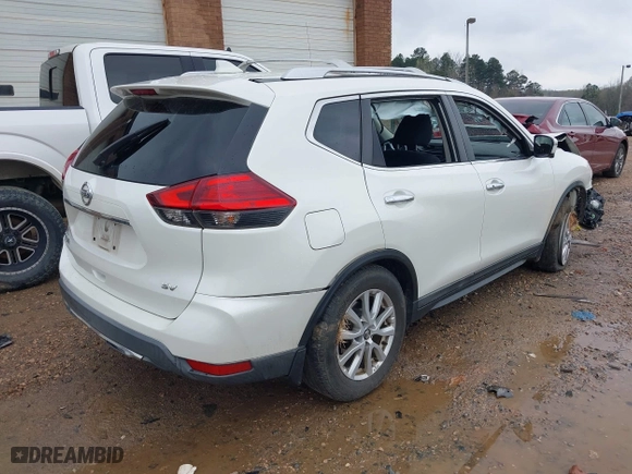 2017 Nissan Rogue SV with VIN KNMAT2MT0HP597360, listed as a IAAI auction lot 41864729 with 111,222 mi miles. Bid and sale history available at carsss.com. Image 4.