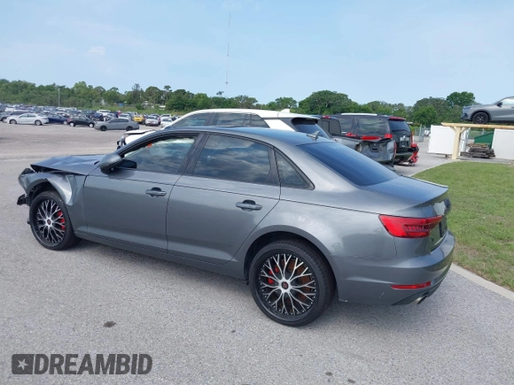 2017 Audi A4 Premium z VIN WAUGNAF42HA025565, wystawiony jako IAAI lot #38943168 z przebiegiem 103 953 mil mil oraz . Historia ofert i sprzedaży dostępna na DreamBid. Obrazek 3.
