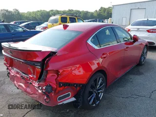 2021 Lexus IS 350 F Sport with VIN JTHGZ1B25M5039117, listed as a IAAI auction lot 42673077 with 52,855 mi miles and . Bid and sale history available at DreamBid. Image 4.