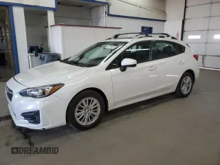 2018 Subaru Impreza Premium with VIN 4S3GTAB66J3701087, listed as a Copart auction lot 42259875 with 63,377 mi miles and Salvage Title. Bid and sale history available at carsss.com. Image 1.