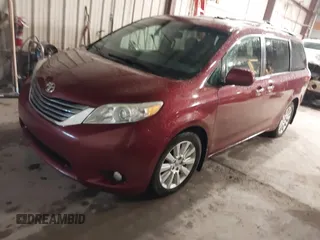 2015 Toyota Sienna Ltd with VIN 5TDDK3DC9FS121889, listed as a IAAI auction lot 41739208 with 194,548 mi miles. Bid and sale history available at carsss.com. Image 2.