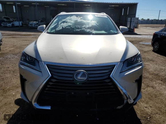 2017 Lexus RX 450h z VIN 2T2BGMCA6HC012036, wystawiony jako Copart lot #57224085 z przebiegiem 101 313 mil mil oraz Szkoda całkowita • Salvage title. Historia ofert i sprzedaży dostępna na DreamBid. Obrazek 5.