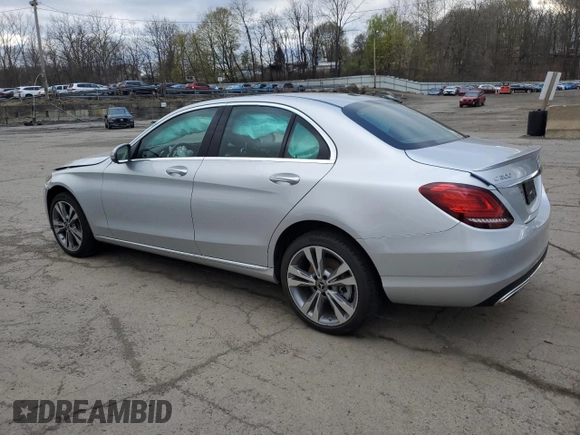 2019 Mercedes-Benz C 300 with VIN 55SWF8EB9KU320762, listed as a Copart auction lot 53049015 with Not Provided miles and Salvage Title. Bid and sale history available at carsss.com. Image 2.