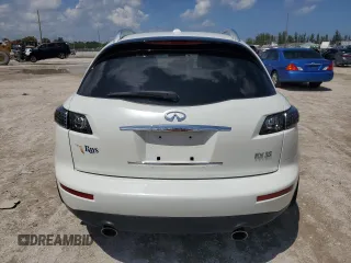 2008 Infiniti FX with VIN JNRAS08U28X102344, listed as a Copart auction lot 51646785 with 91,124 mi miles and Salvage Title. Bid and sale history available at carsss.com. Image 6.