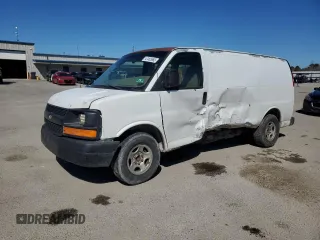 2006 Chevrolet Express Cargo Van with VIN 1GCFG15X661126688, listed as a Copart auction lot 47455665 with 293,269 mi miles and Salvage Title. Bid and sale history available at carsss.com. Image 1.